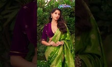 Nora Fatehi Sets The Internet On Fire In These Stunning Sarees! | Nora Fatehi | #bollywood | N18S