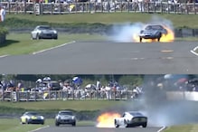 Former Formula One Racer Karun Chandhok's Ferrari 250 GTO Catches Fire On Track In Goodwood Revival