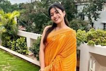 At Her Assistant's Wedding, Rashmika Mandanna Steals The Show In Elegant Georgette Saree