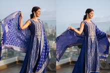 Pooja Hegde Is An Absolute Vision In A Royal Blue Sharara Set Worth Rs 1,20,000; See Pics