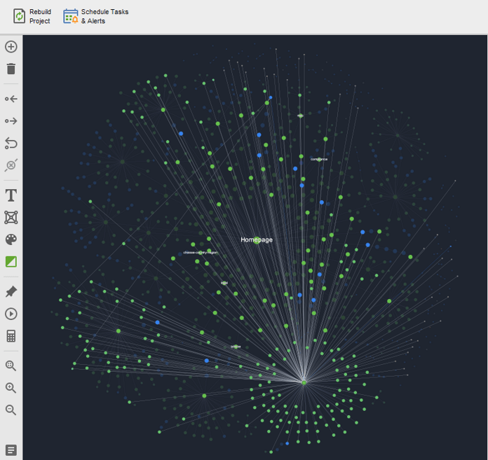 The connections of a particular node