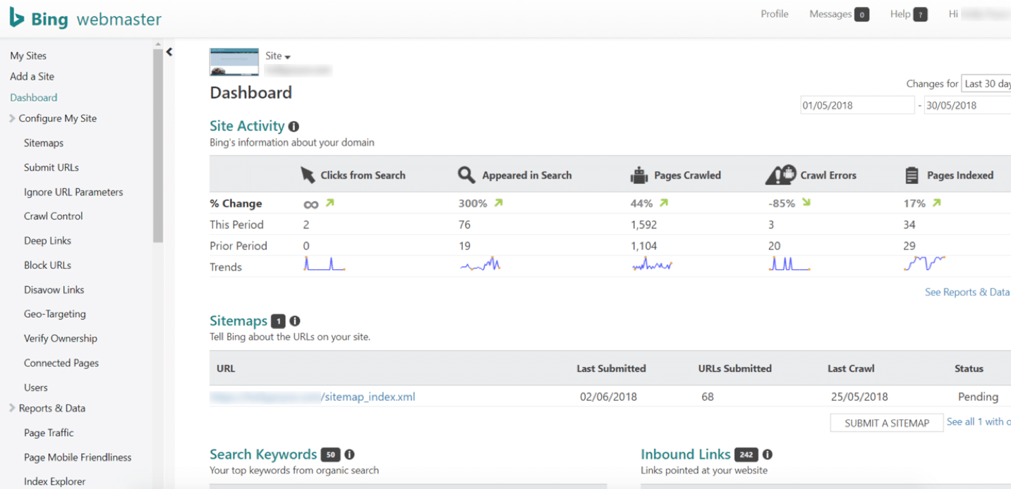 Crawl control tool