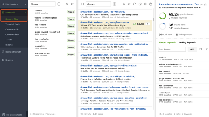 Keyword mapping