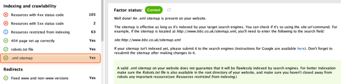 xml sitemap