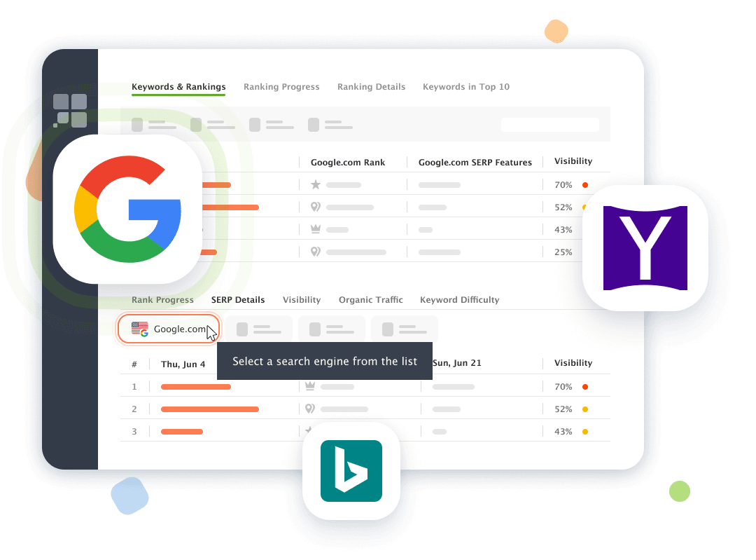 Local SERP checking in Google, Bing, Yahoo, and any other search engine