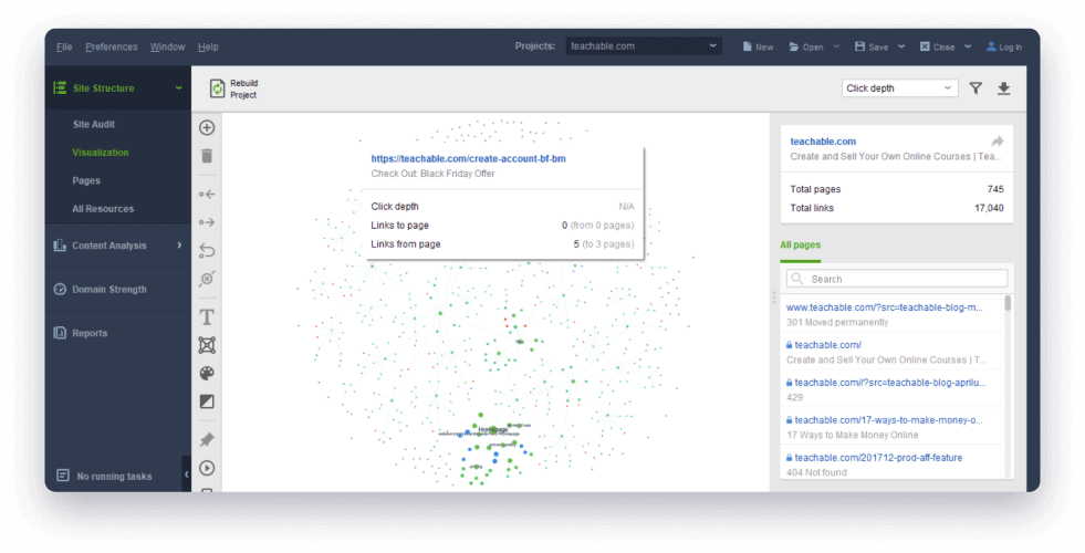 Rechercher des pages non liées